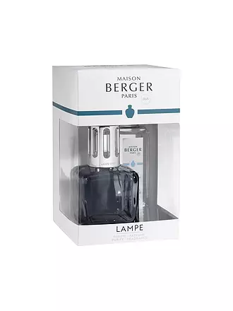 MAISON BERGER PARIS | Lampe Berger ICE CUBE Grau - Aromatischer Weißer Tee | 